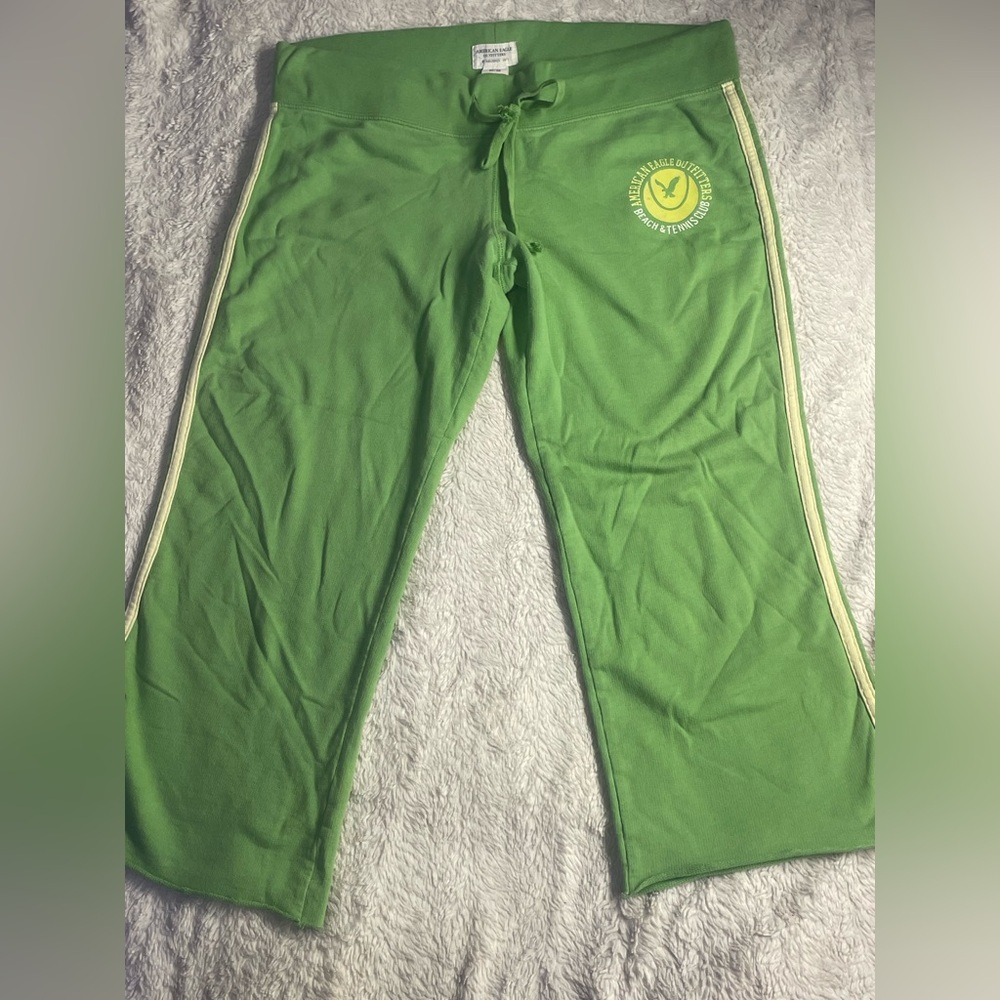 American Eagle Green Yoga Pants
